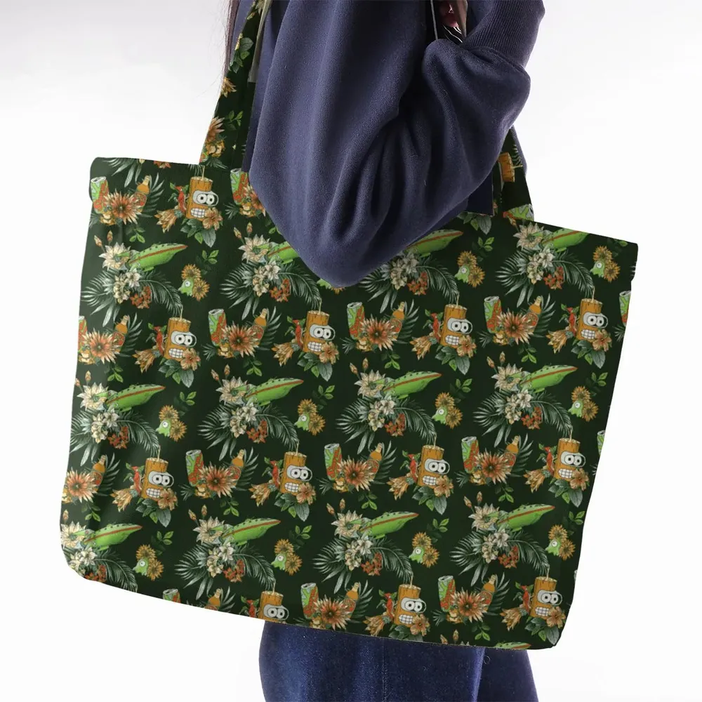 The Year 3000 Bender Futurama Large Tote Bag - 2