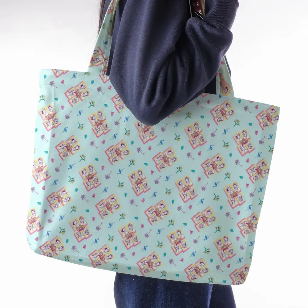 Golden Girls Patterned Large Tote Bag - 2
