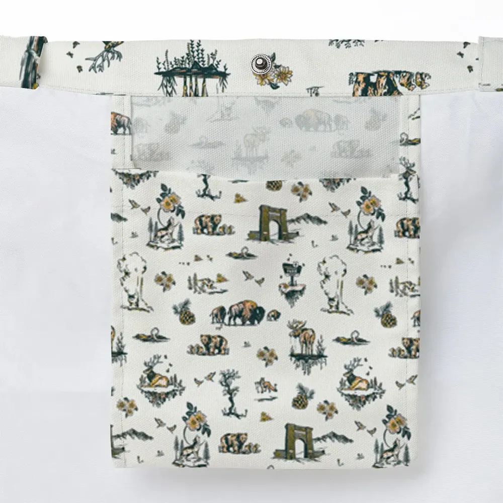 Yellowstone National Park Pattern Large Tote Bag - 3