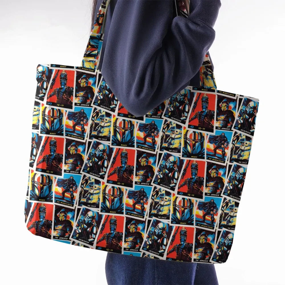 This Is The Way The Mando Pattern Large Tote Bag - 2