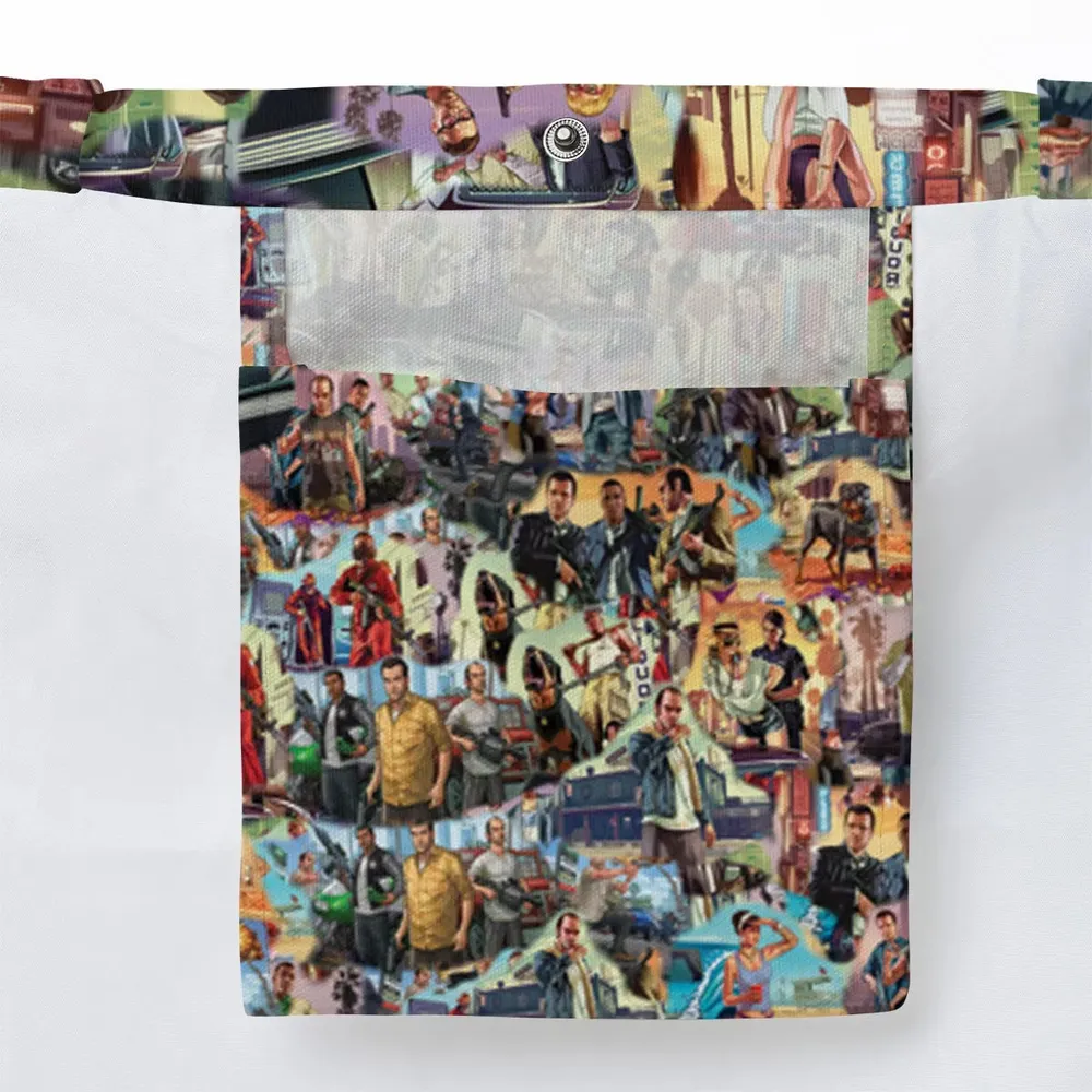 GTA Grand Theft Auto Scenes Large Tote Bag - 3