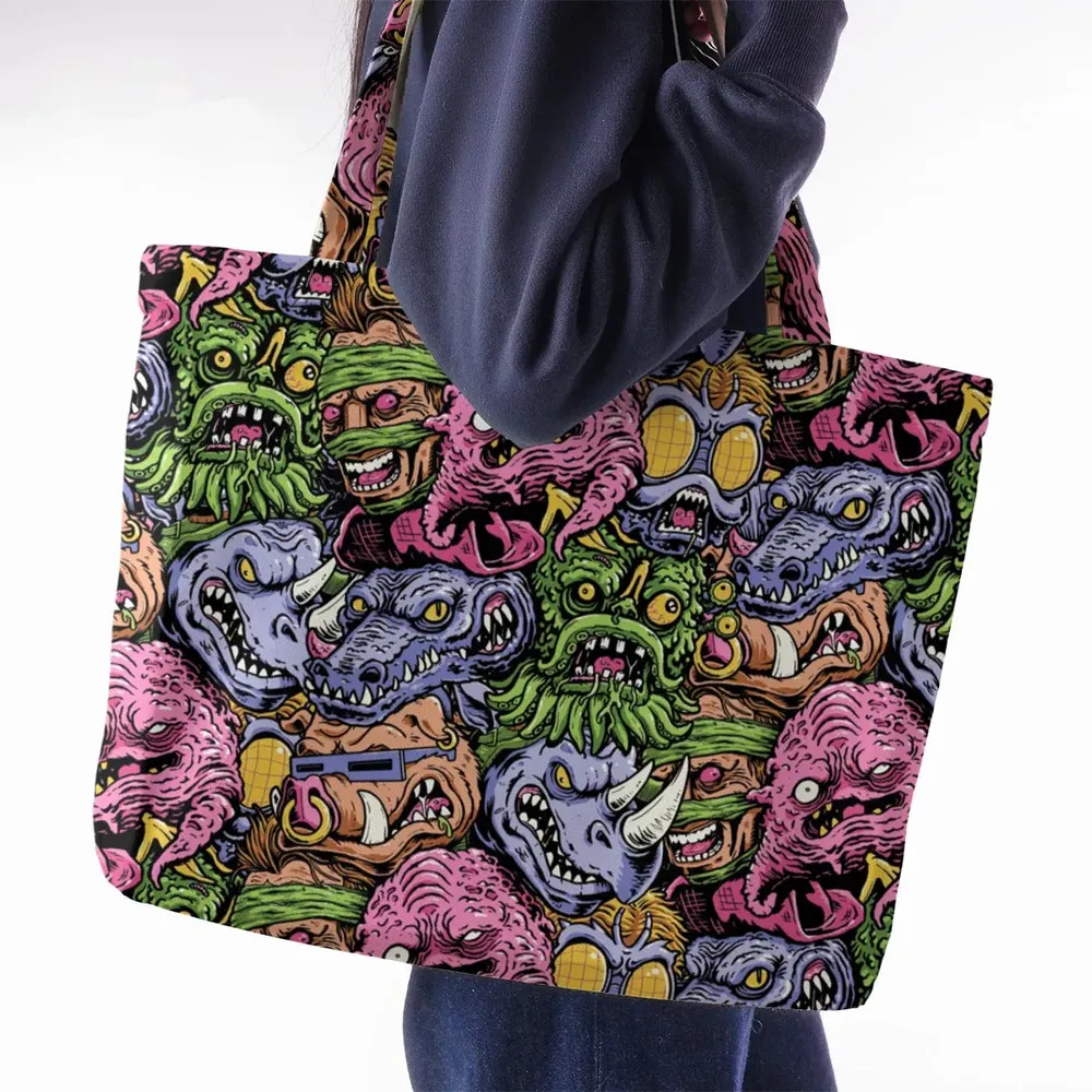 Nostalgic Villains Teenage Mutant Ninja Turtles Large Tote Bag - 2