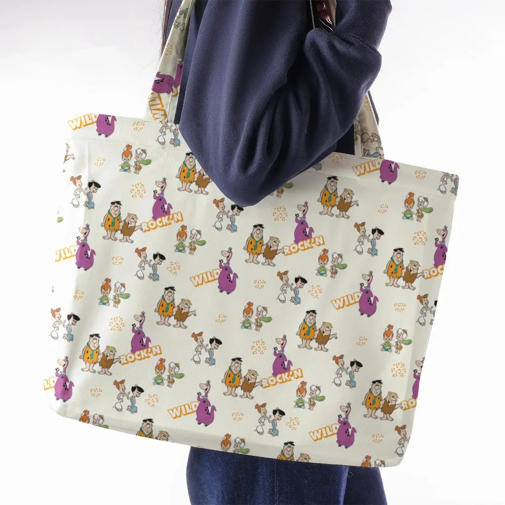 Rock'n The Flintstones Large Tote Bag - 2