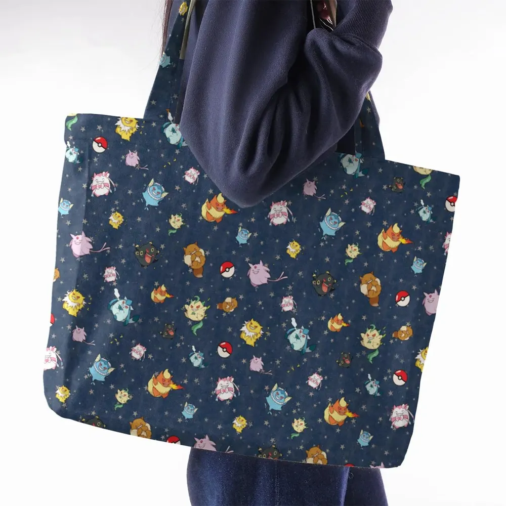 Gengar as Eevee The Eeveelutions Pokemon Large Tote Bag - 2