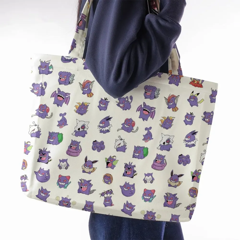 Gengar Cosplay Pokemon Large Tote Bag - 2
