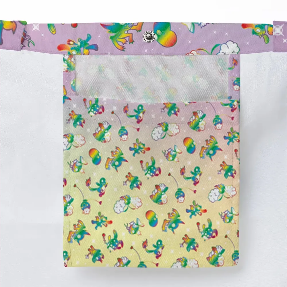 Rainbow Pokemon Pattern Large Tote Bag - 3