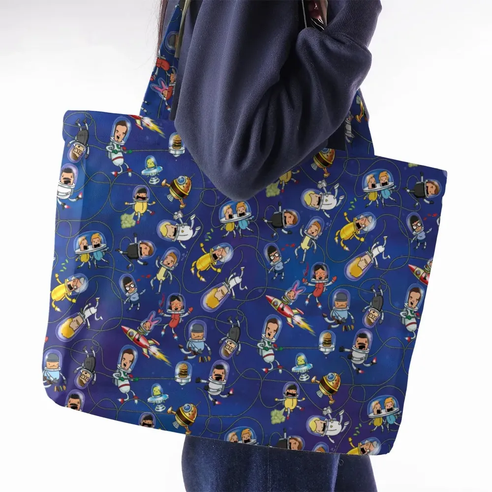 Outer Space Bob's Burgers Large Tote Bag - 2
