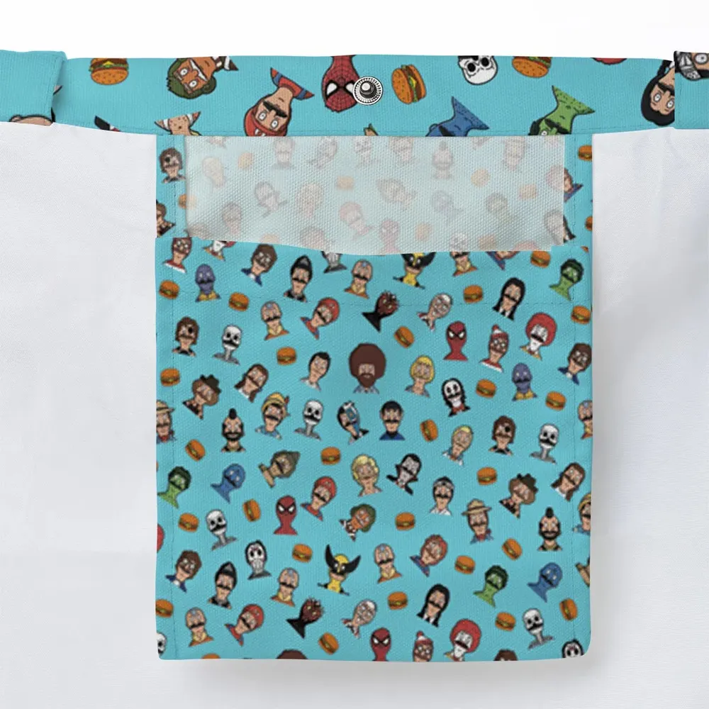 Many Faces of Bob's Burger Large Tote Bag - 3