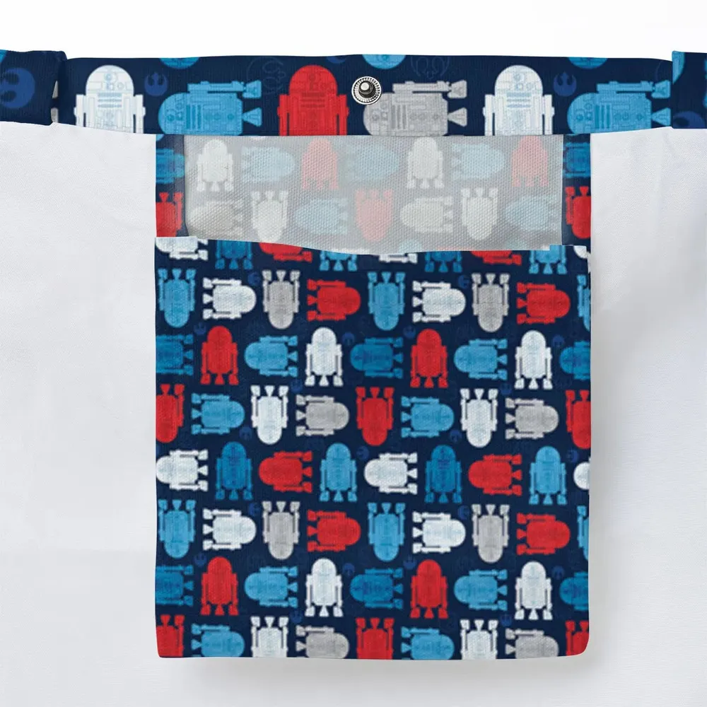 R2-D2 Star Wars 4th of July Pattern Large Tote Bag - 3