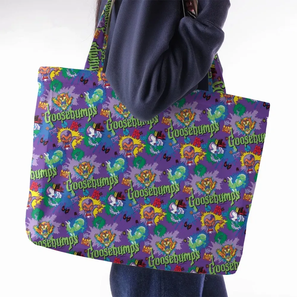 You Can't Scare Me Goosebumps Large Tote Bag - 2