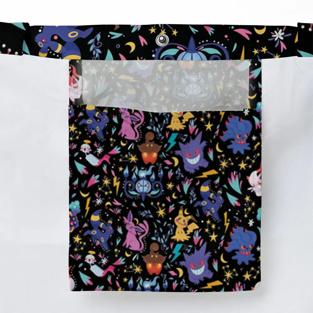 Ghost Buddies Cottagecore Pokemon Patterns Large Tote Bag - 3