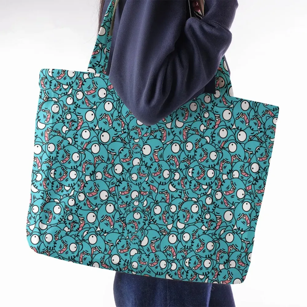 Gumball Watterson Pattern Large Tote Bag - 2