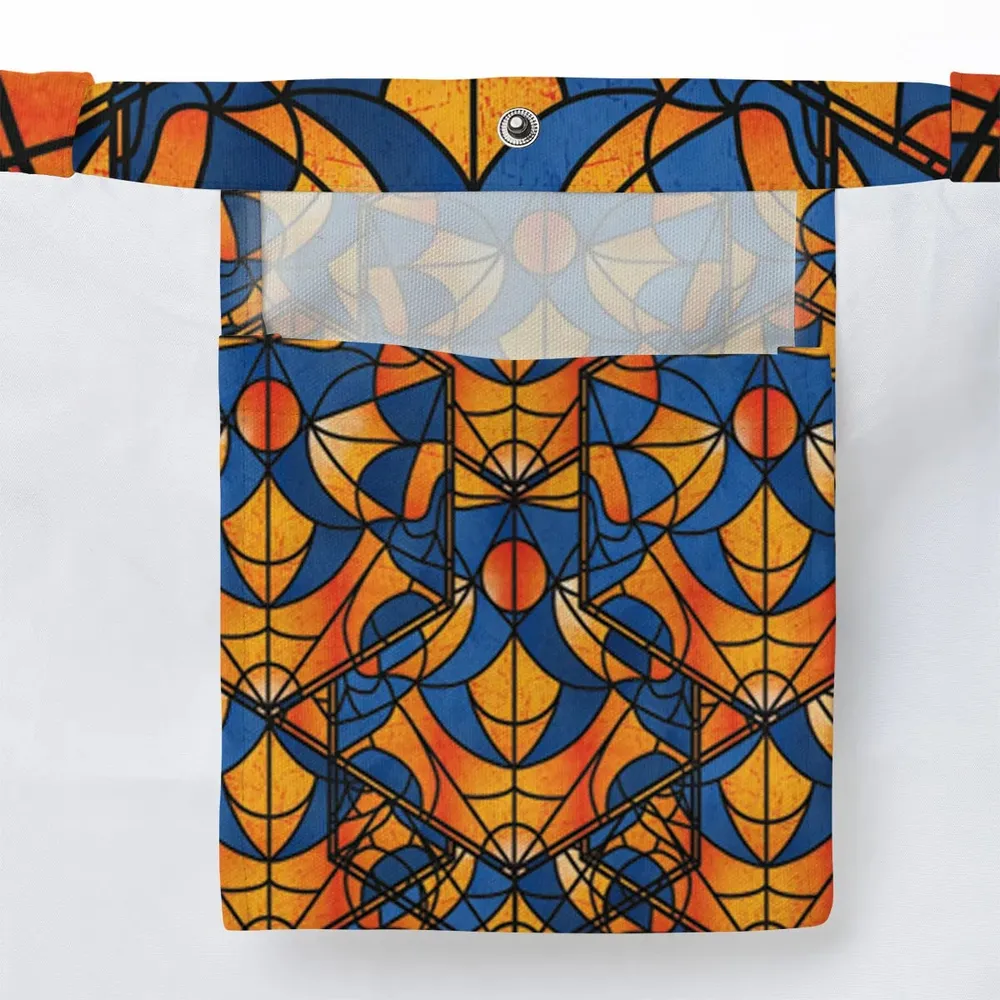 Stained Glass Star Trek Large Tote Bag - 3