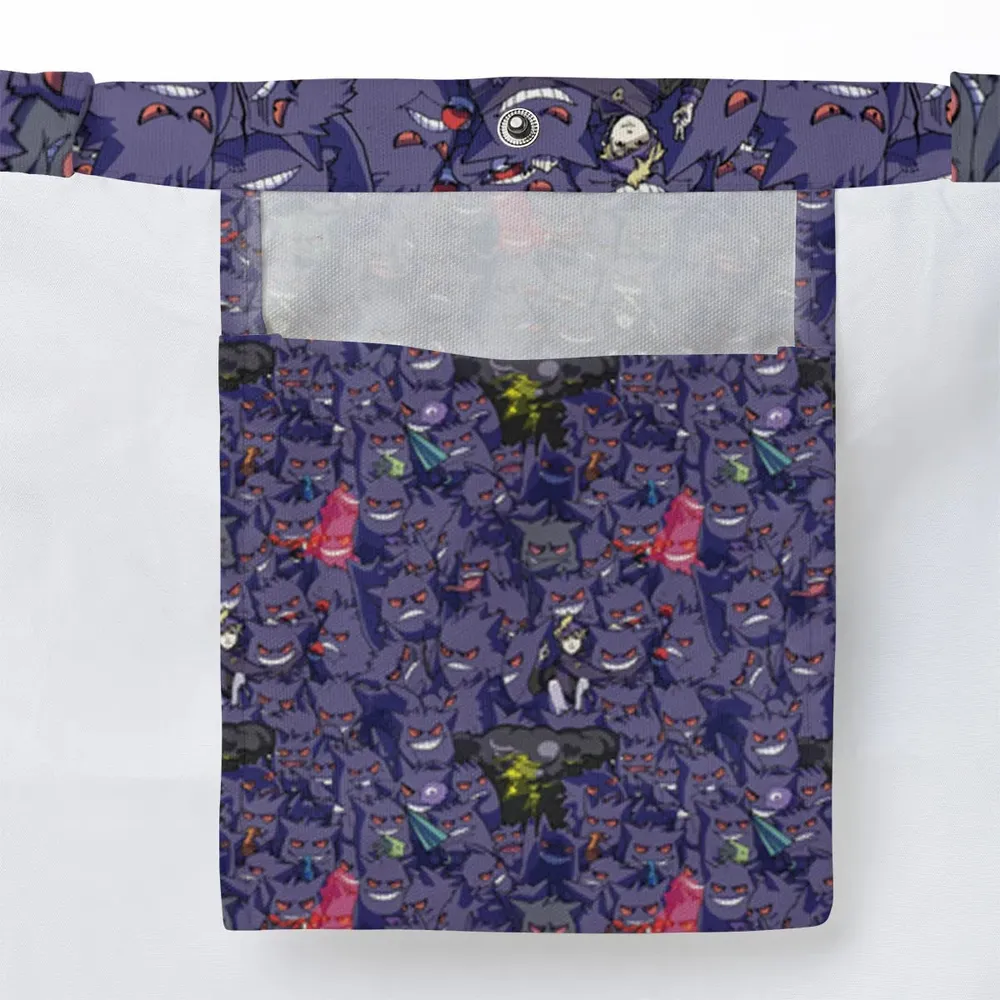 Gengars Pokemon Pattern Large Tote Bag - 3