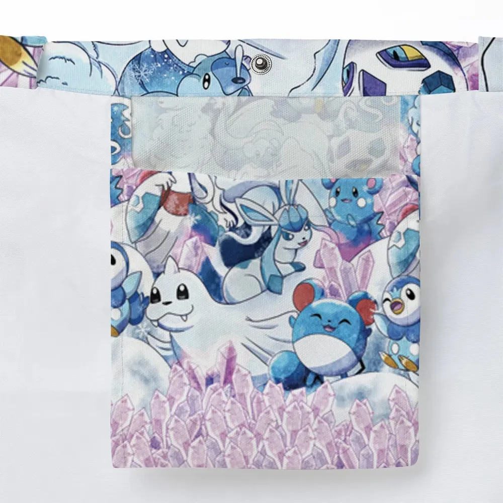 Winter Friends Pokemon Pattern Large Tote Bag - 3