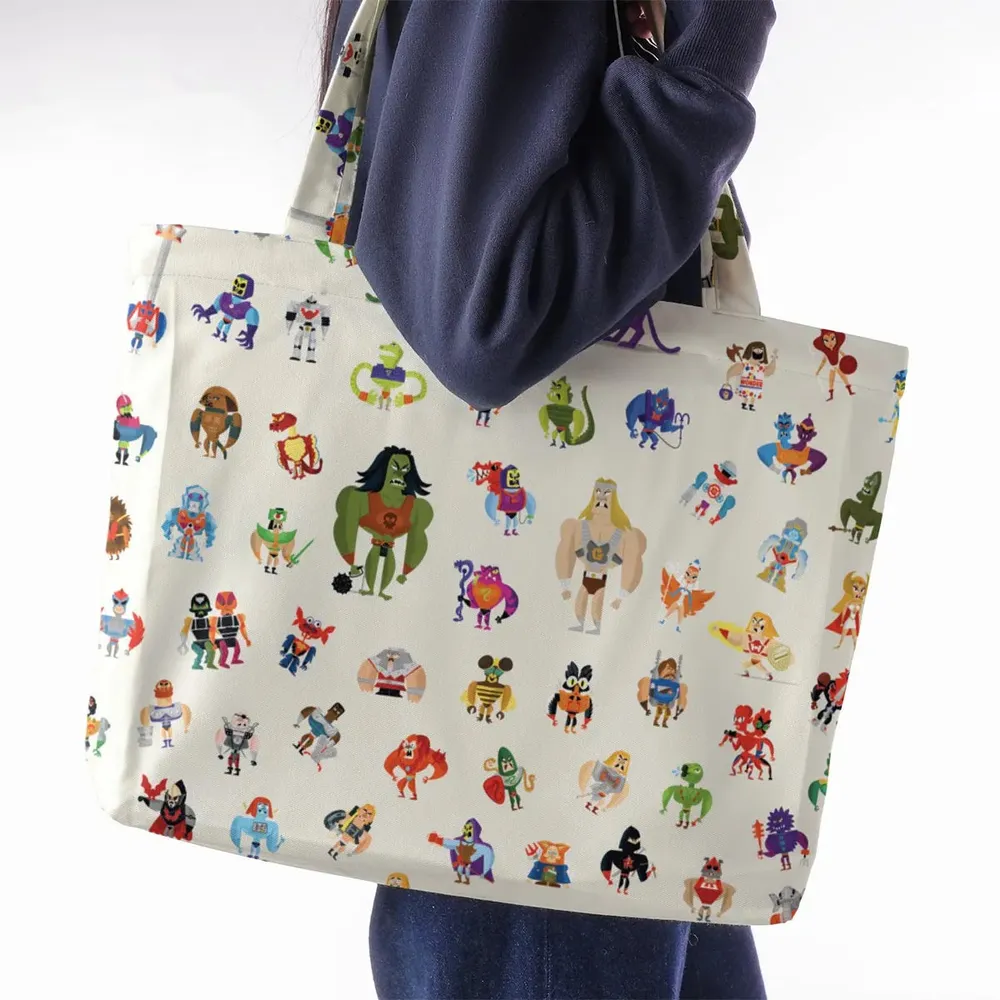 He-Man & Masters Of The Universe Characters Pattern Large Tote Bag - 2