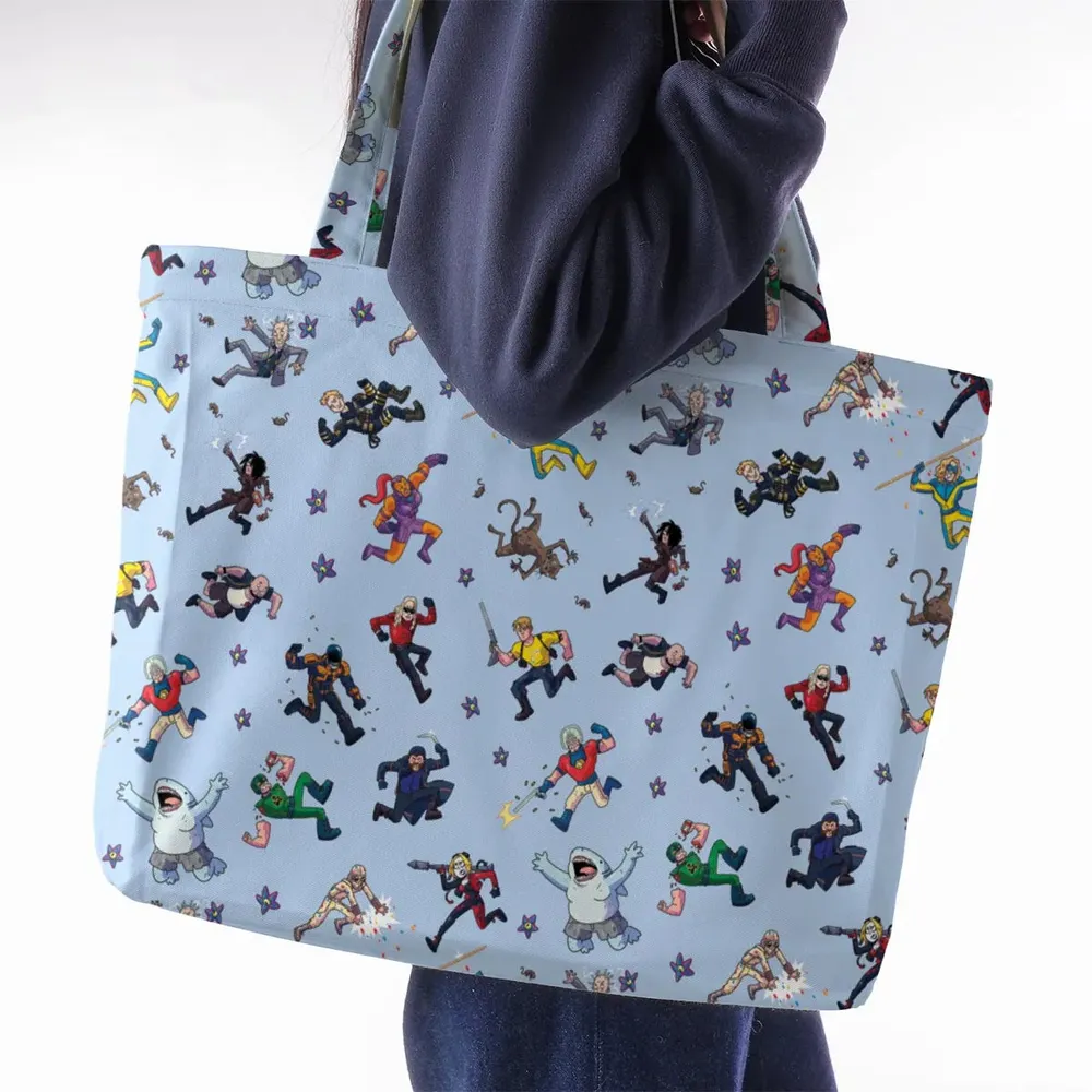 The Suicide Squad Pattern Large Tote Bag - 2