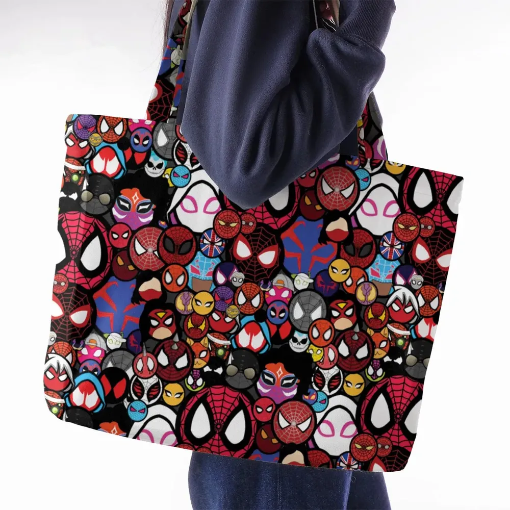 Spide-Mania Spider-Verse Large Tote Bag - 2