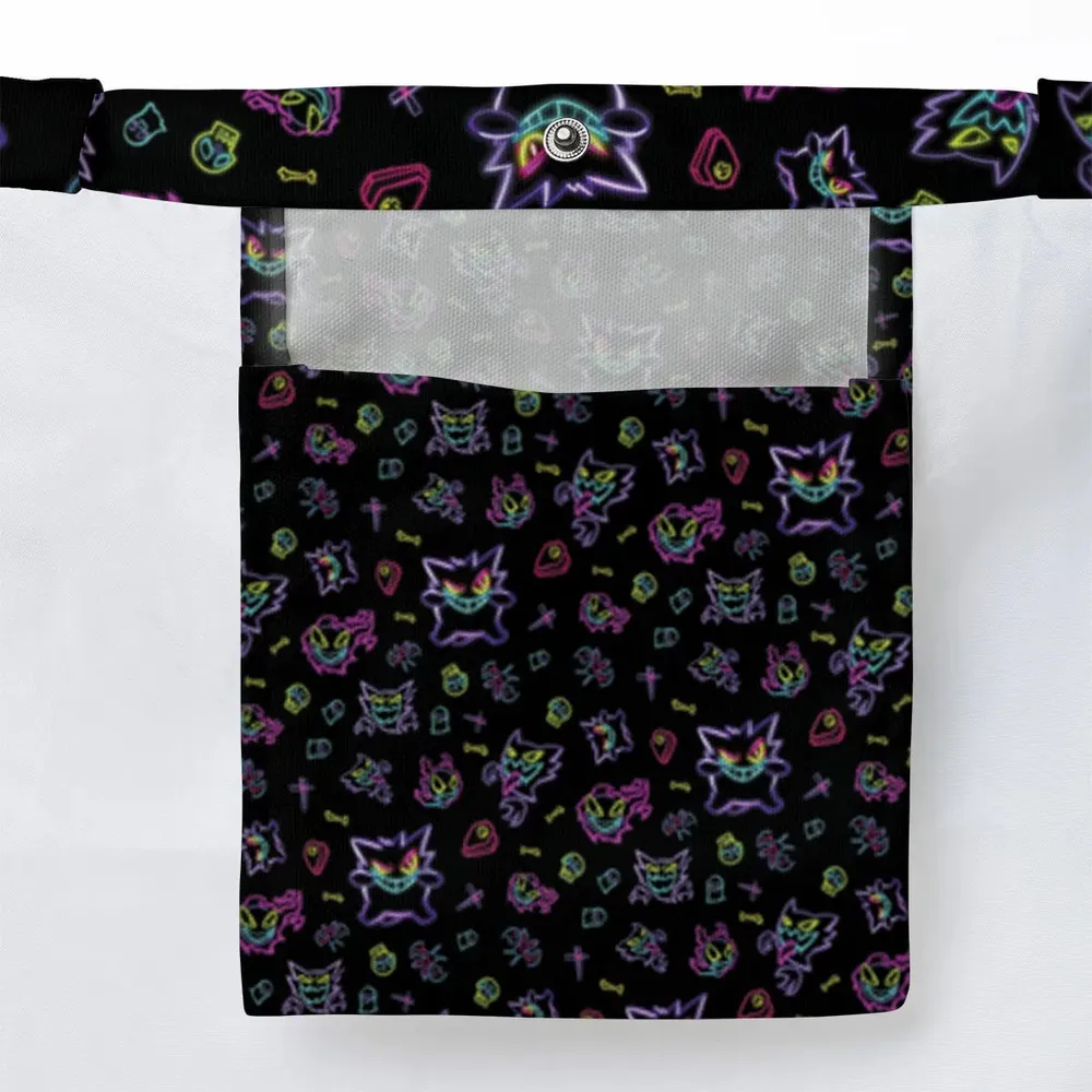 Neon Gastly Haunter Gengar Pokemon Large Tote Bag - 3
