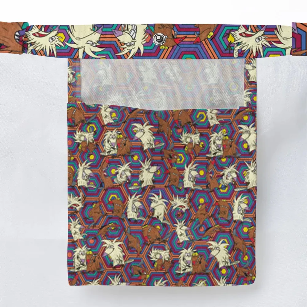 The Angry Beavers Pattern Large Tote Bag - 3