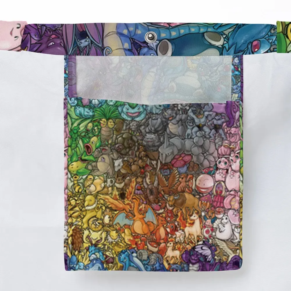 Rainbow Epic Pokemon Large Tote Bag - 3