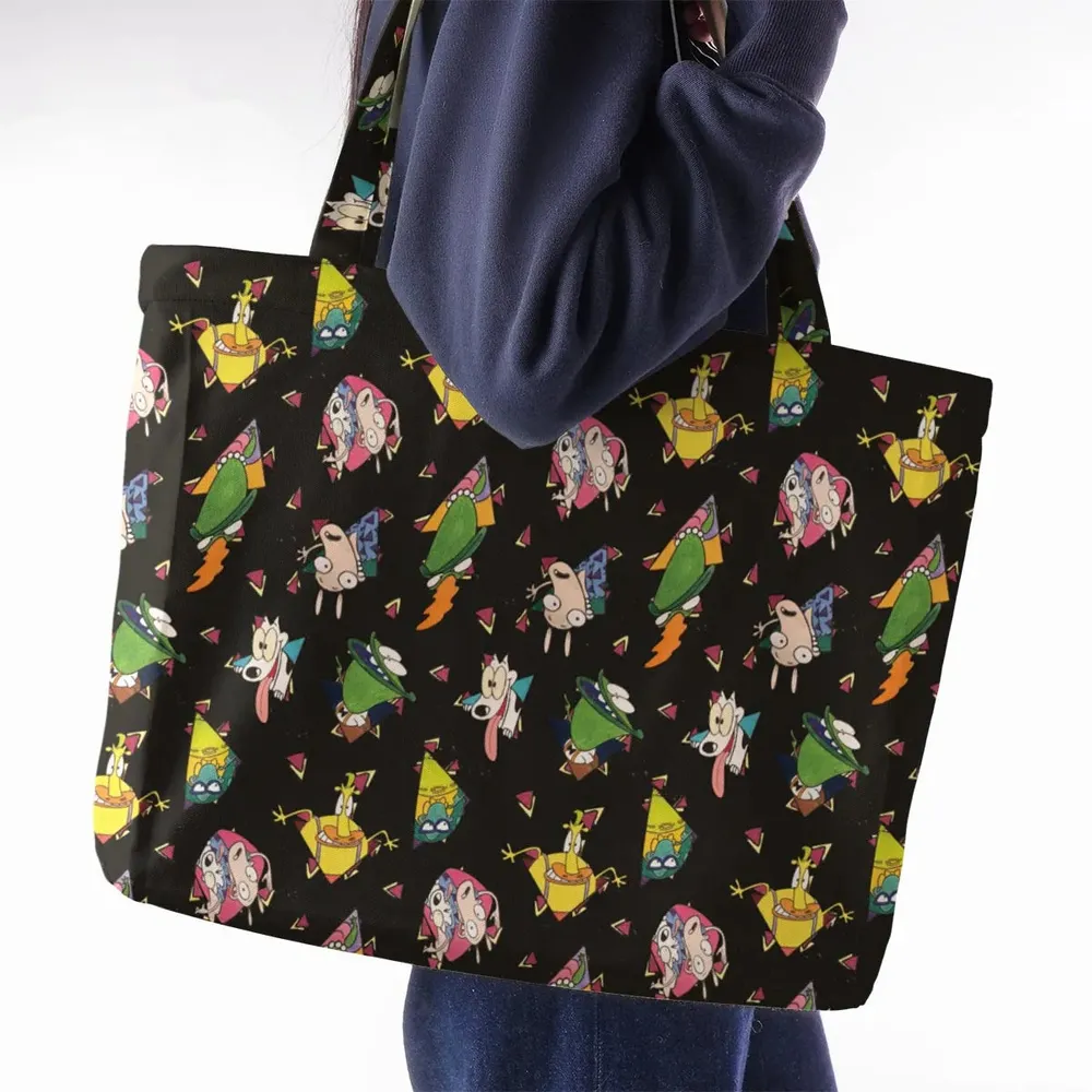 Rocko's Modern Life Pattern Large Tote Bag - 2