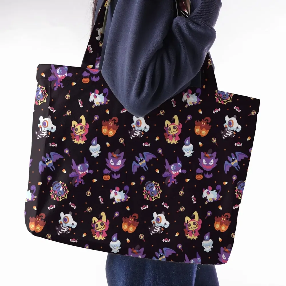 Trick or Treat Poke'ween Pokemon Large Tote Bag - 2
