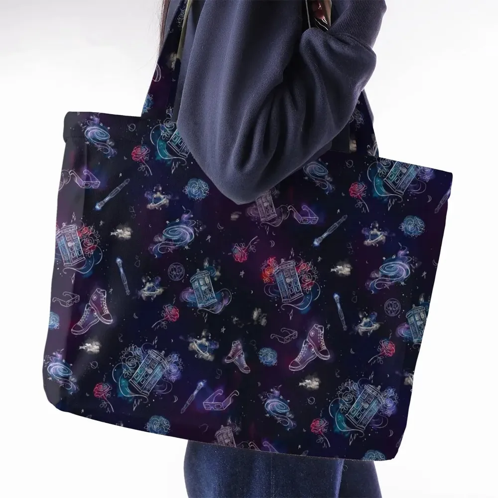 Tardis Doctor Who Seamless Large Tote Bag - 2