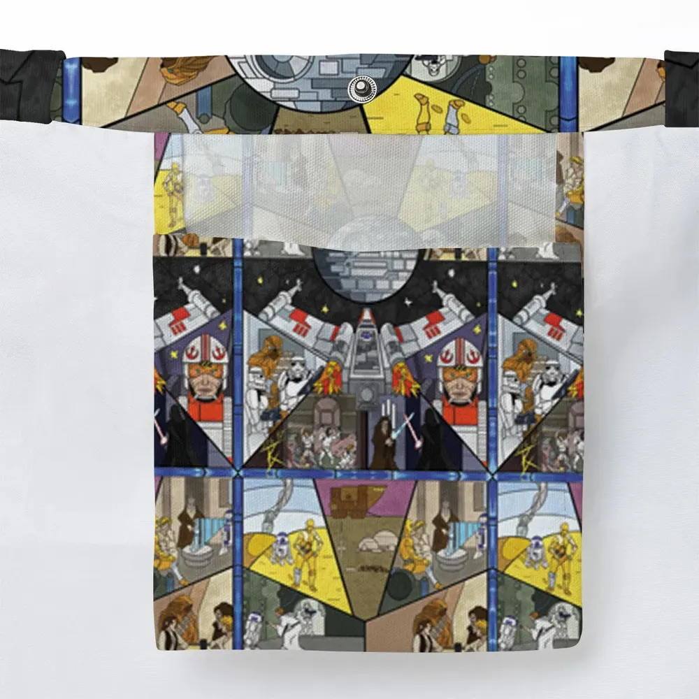 Stained Glass Star Wars Large Tote Bag - 3