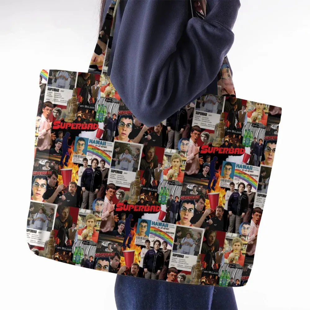 Seth Evan McLovin Superbad Large Tote Bag - 2