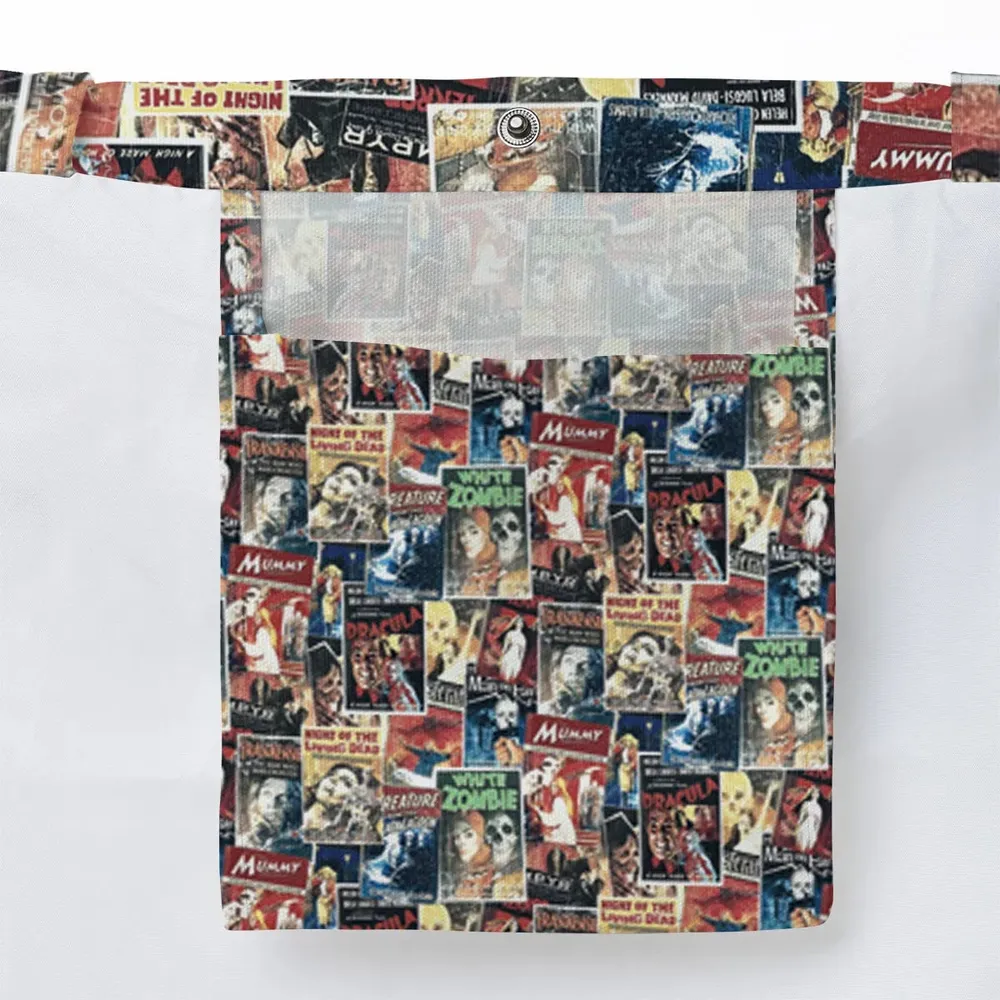 Pioneering '50s Classics Monster Hammer Horror Films Large Tote Bag - 3