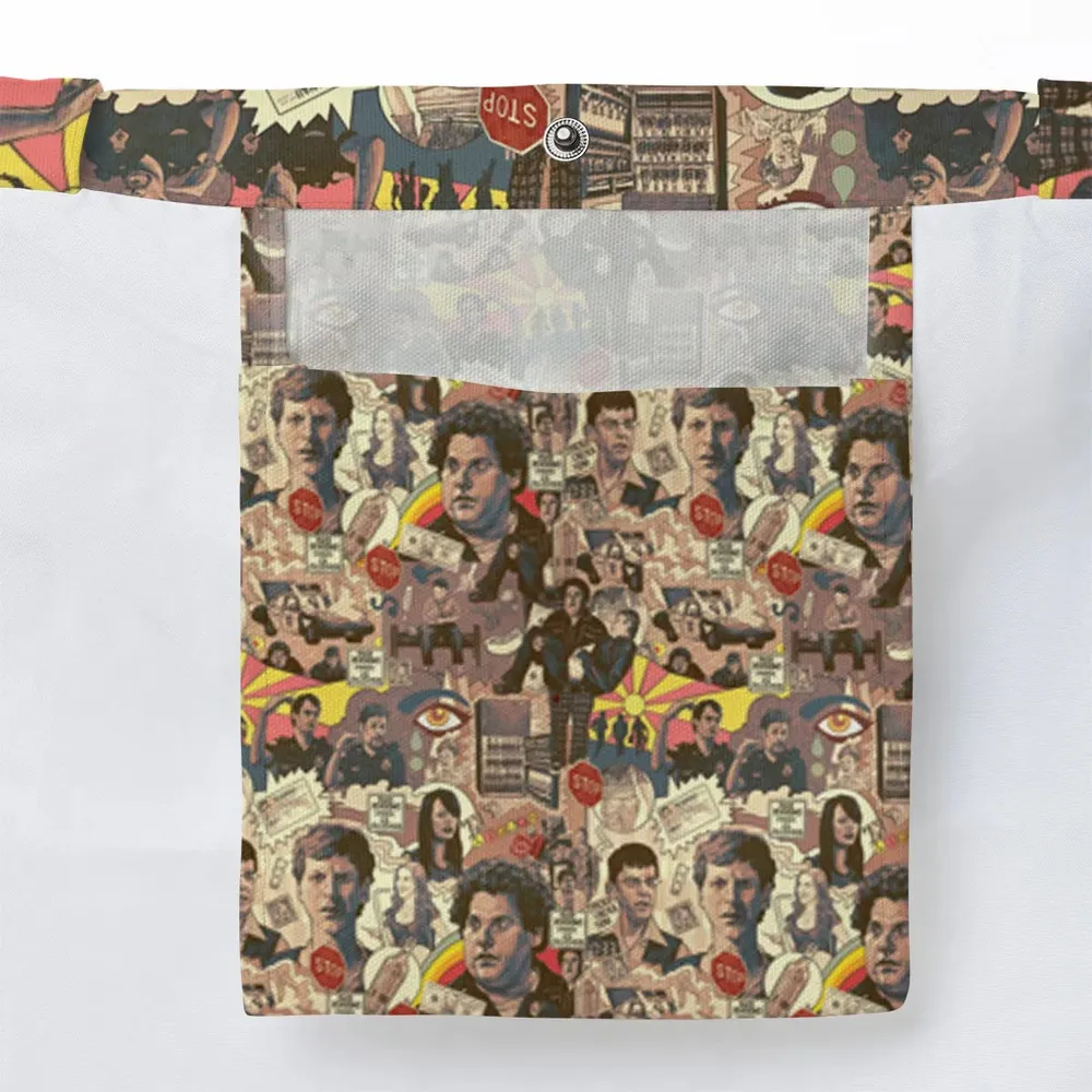 Retro Art Buddies Superbad Large Tote Bag - 3