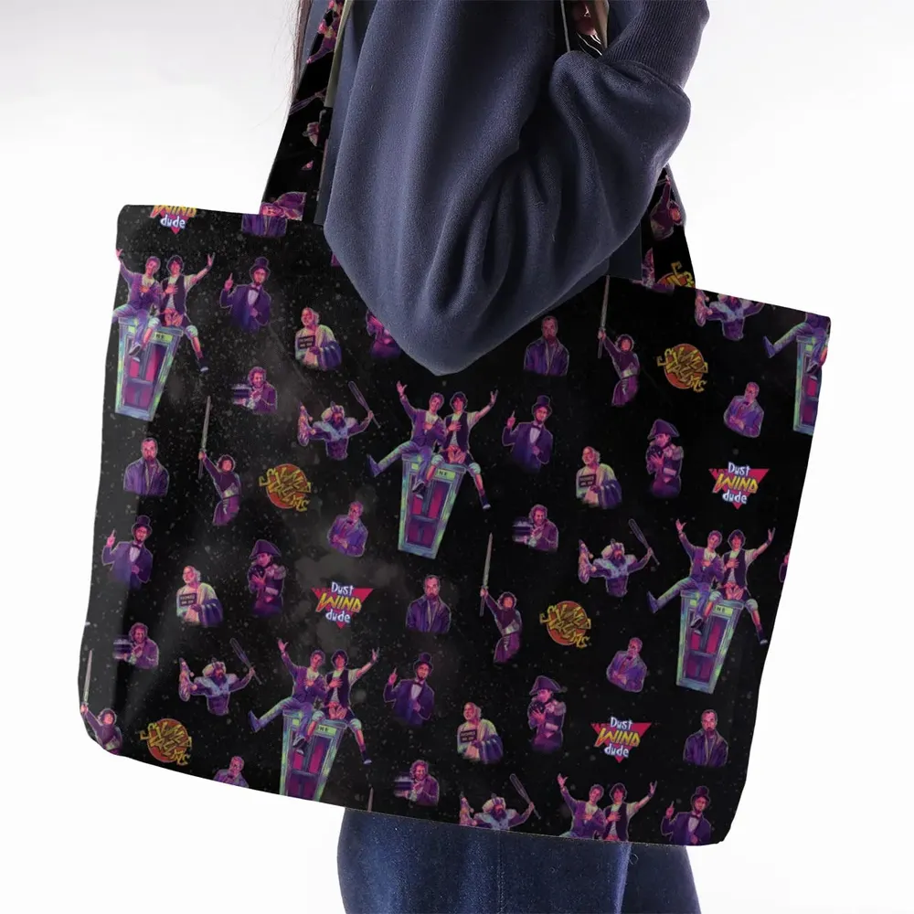 Wyld Stallyns Bill and Ted's Excellent Adventure Character Large Tote Bag - 2