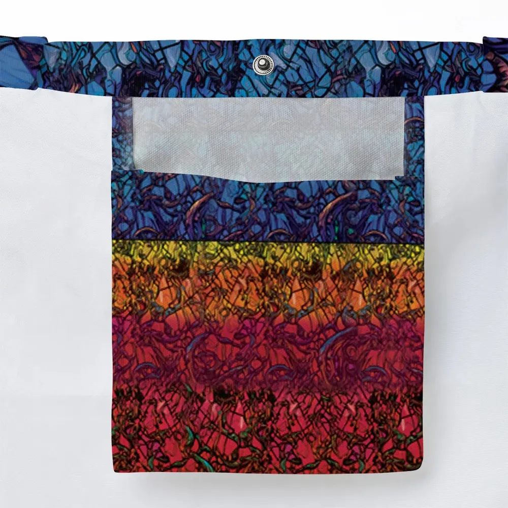 Stained Glass Cthulhu H.P Lovecraft Large Tote Bag - 3