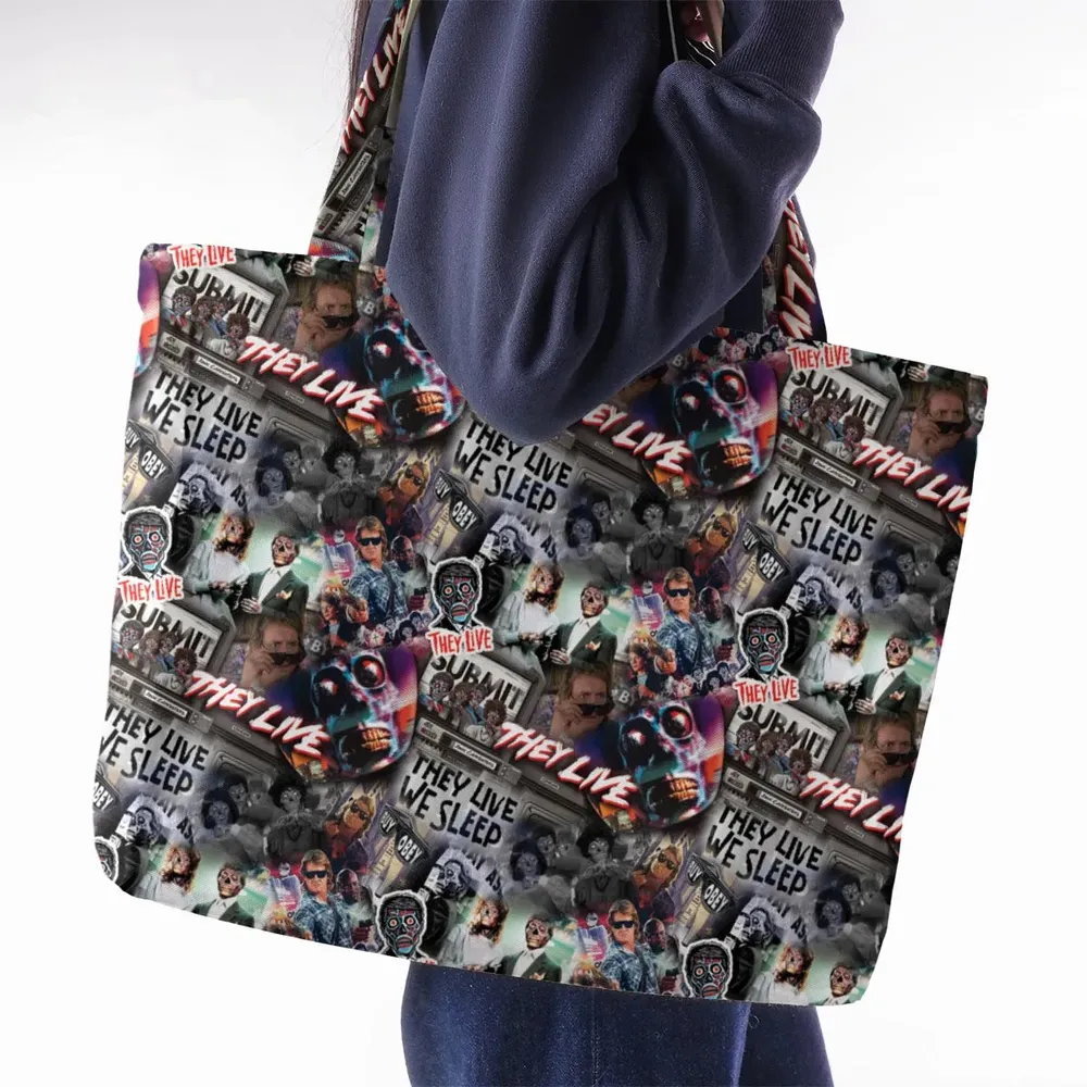 They Live Seamless Pattern Large Tote Bag - 2
