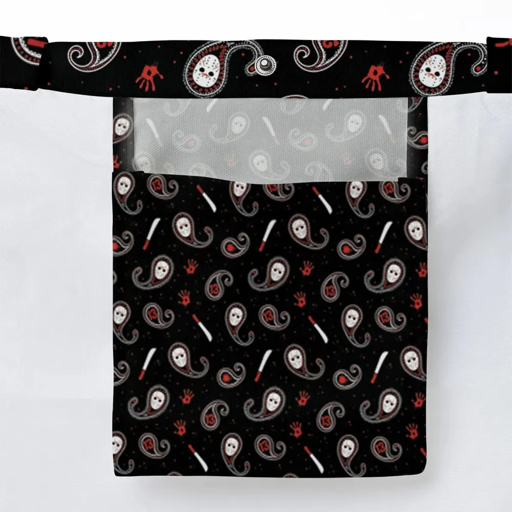 Jason Voorhees Friday The 13th Pattern Large Tote Bag - 3