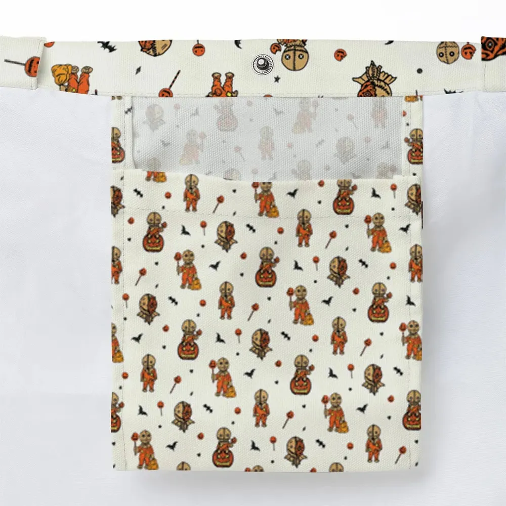 Pumpkin Sam Trick 'r Treat Horror Large Tote Bag - 3