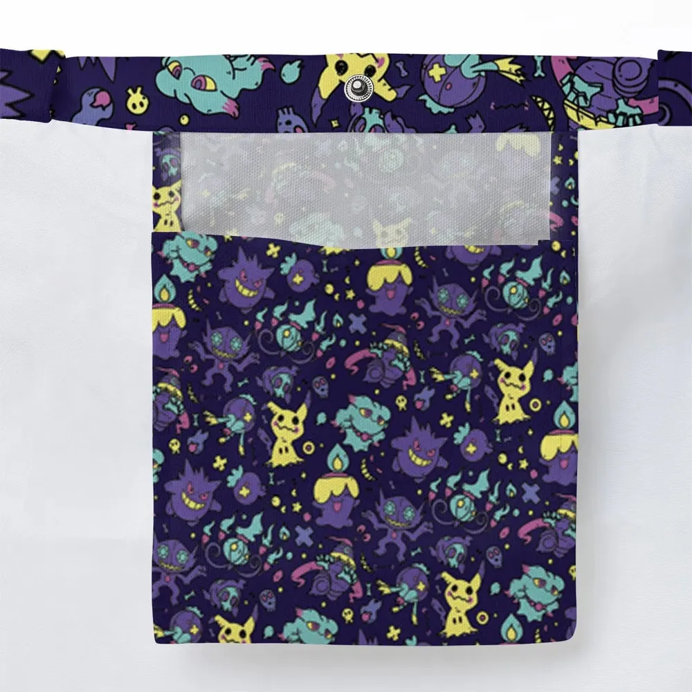 Gengar Ghost Pokemon Pattern Large Tote Bag - 3