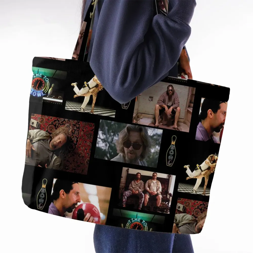 The Big Lebowski Famous Scenes Large Tote Bag - 2