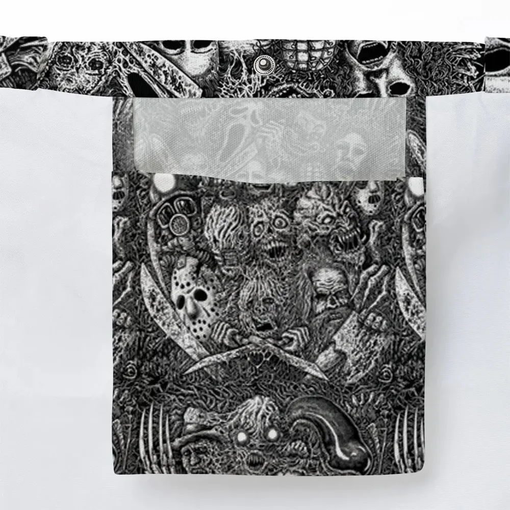 Horror Movie Assemblage Ghostface Xenomorph Pinhead Freddy Michael Myers Large Tote Bag - 3