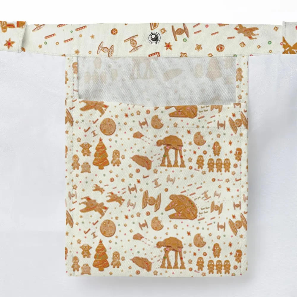 Gingerbread Christmas Star Wars Large Tote Bag - 3