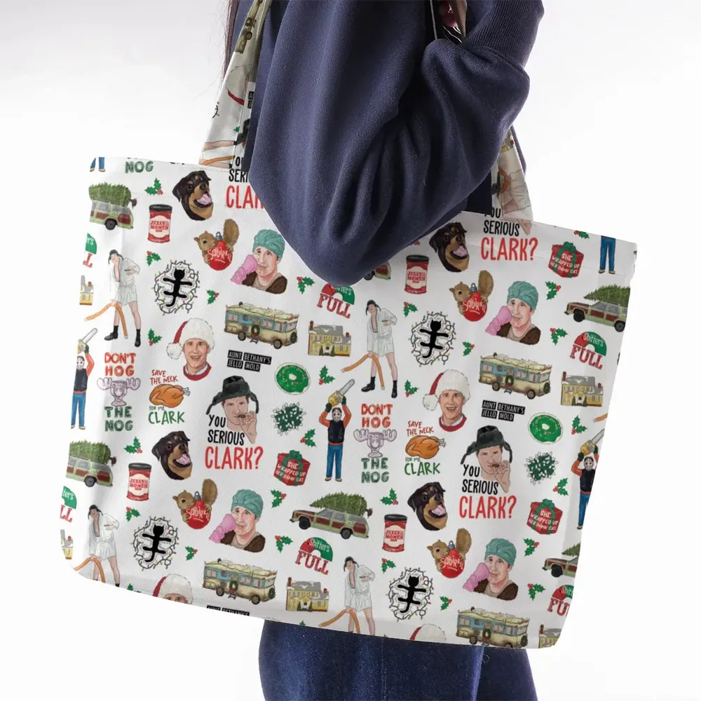 National Lampoon's Christmas Vacation Pattern Large Tote Bag - 2