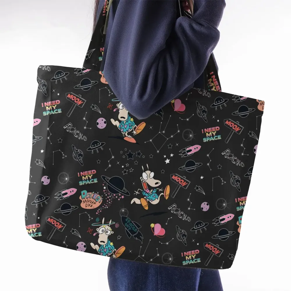 Rocko Space Out Rocko's Modern Life Large Tote Bag - 2