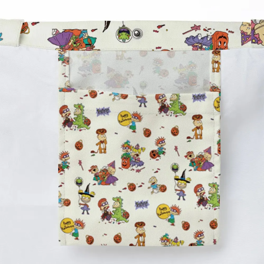 Rugrats Happy Halloween Pattern Large Tote Bag - 3