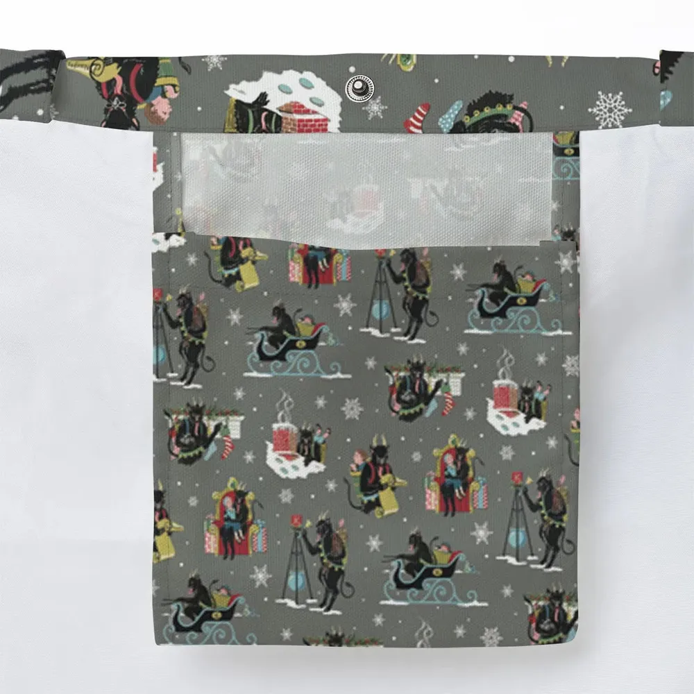 Unusual Christmas Krampus Large Tote Bag - 3