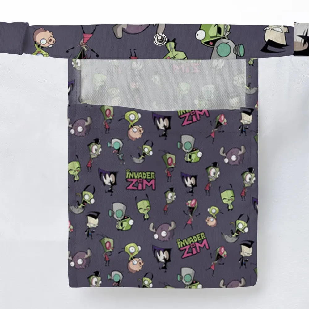Invader Zim Pattern Large Tote Bag - 3
