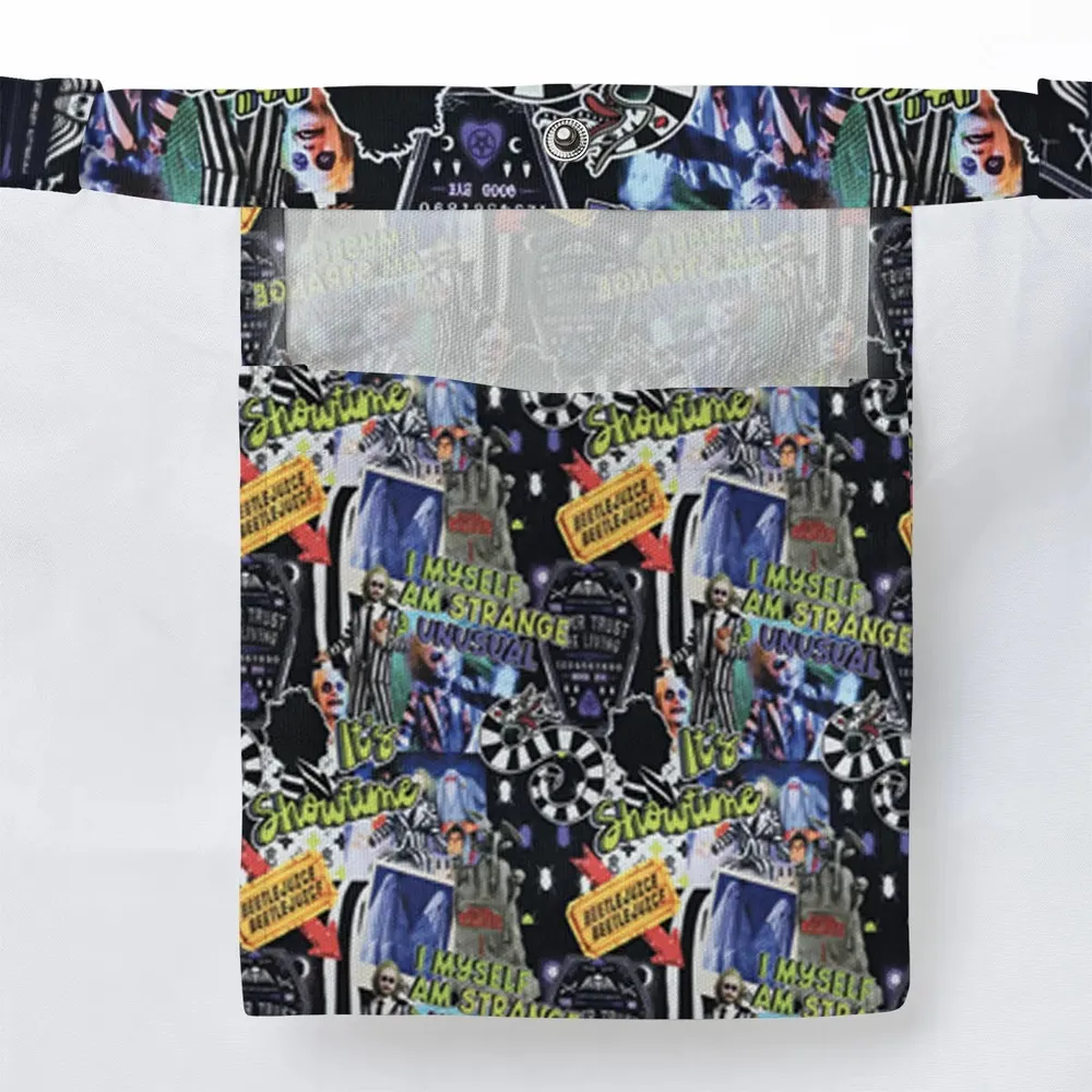 I Myself Am Strange Unusual Beetlejuice Large Tote Bag - 3