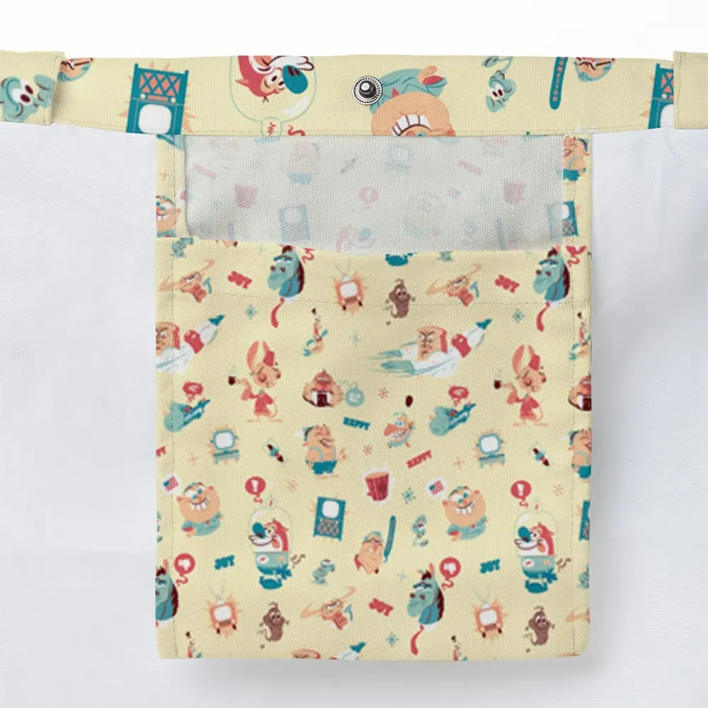 Ren and Stimpy Pattern Large Tote Bag - 3
