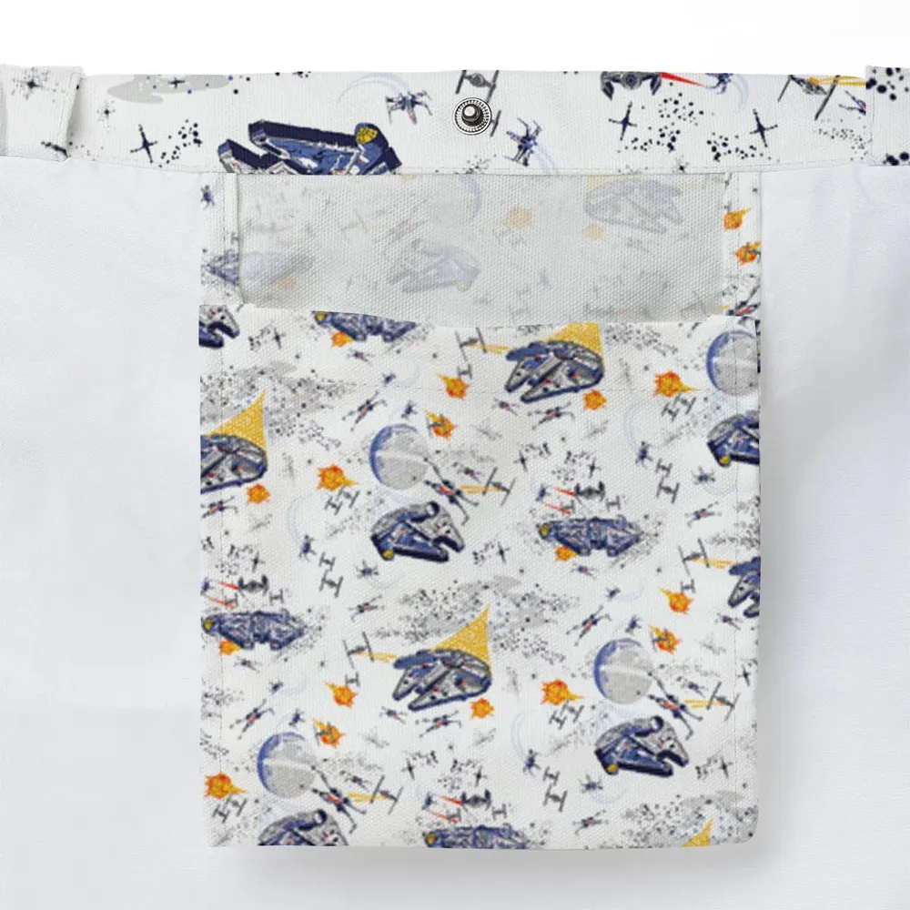 Millennium Falcon Patterns Star Wars Large Tote Bag - 3