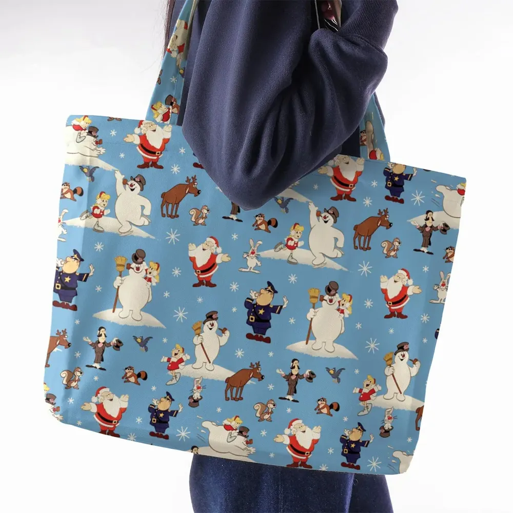Frosty the Snowman Christmas Characters Large Tote Bag - 2